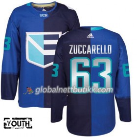 Europa Hockeydrakt Mats Zuccarello 63 World Cup i ishockey 2016 Blå Premier - Barn